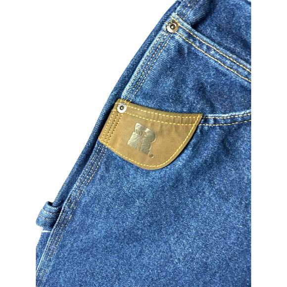 Wrangler Riggs Workwear Men's Ripstop Ranger Cargo Pants 38 x32 Navy Denim - Picture 5 of 10